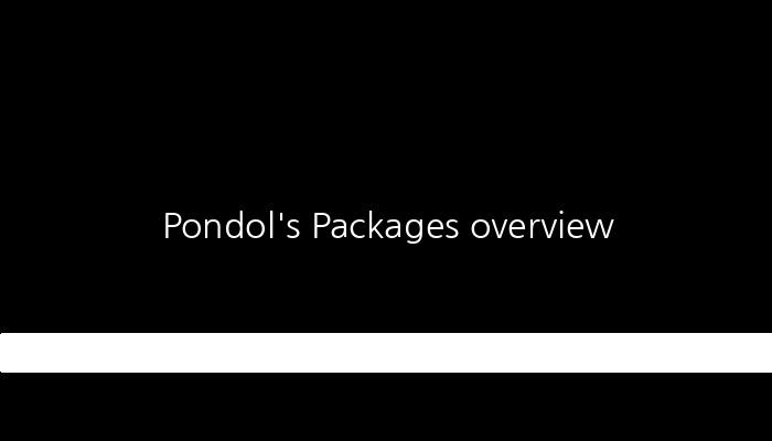 Pondol's Packages overview